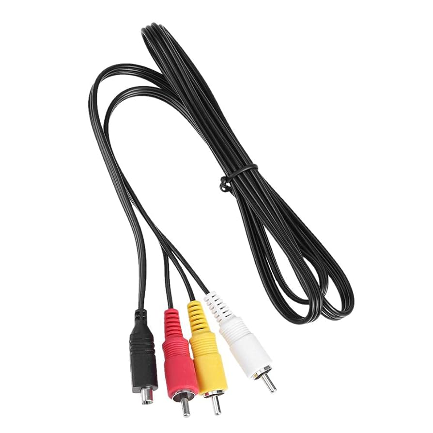 ソニー Hi-Fi・ビデオケーブル VMC-3ES 高品質リード AV ケーブル 10 ピン DVI DV コネクタ - 3 RCA S